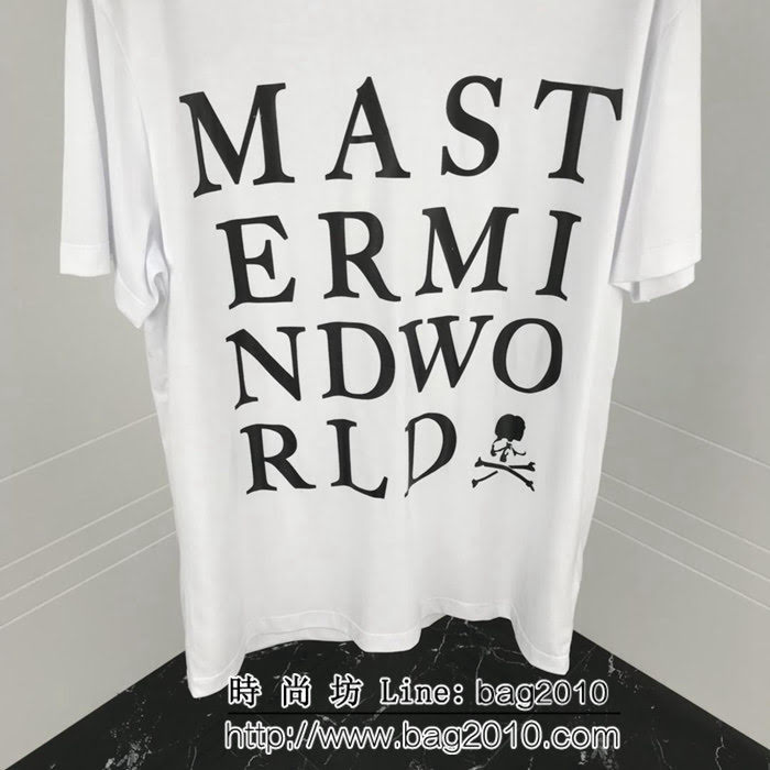 MMJ Ｍastemind world19AW早春新款 英文字母印花骷髏 純棉短袖 男女同款 ydi2159